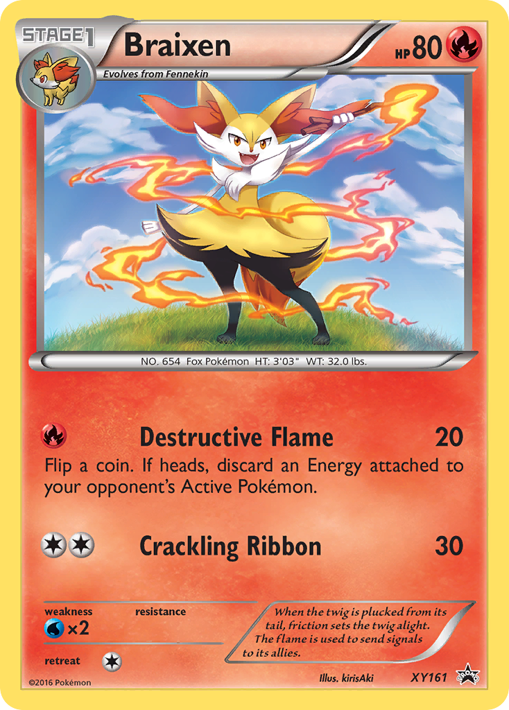 Braixen – XY Black Star Promos