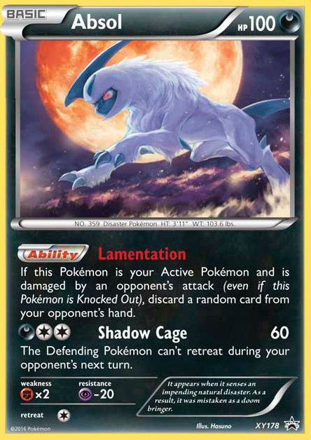 Absol – XY Black Star Promos