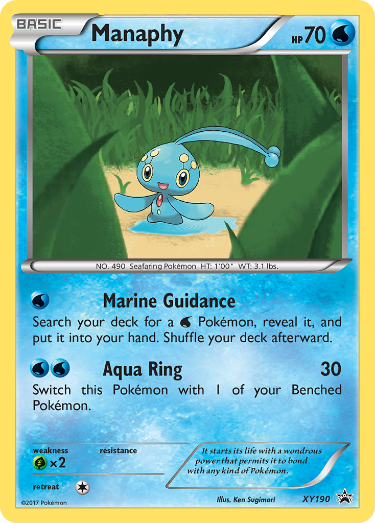 Manaphy – XY Black Star Promos