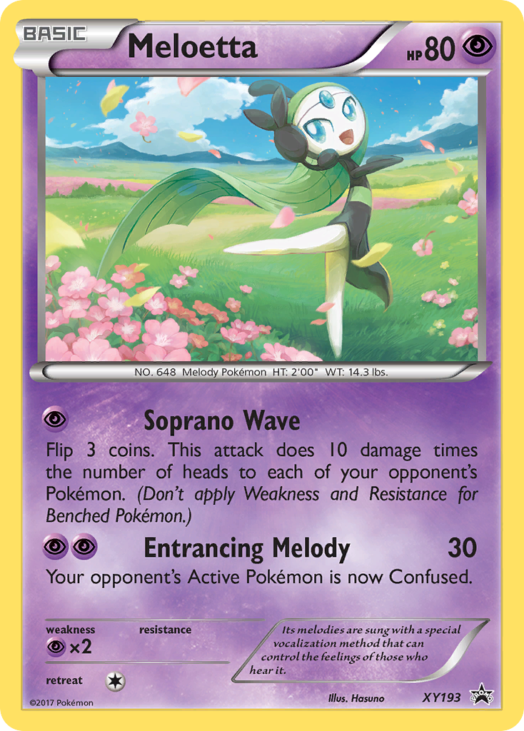 Meloetta – XY Black Star Promos