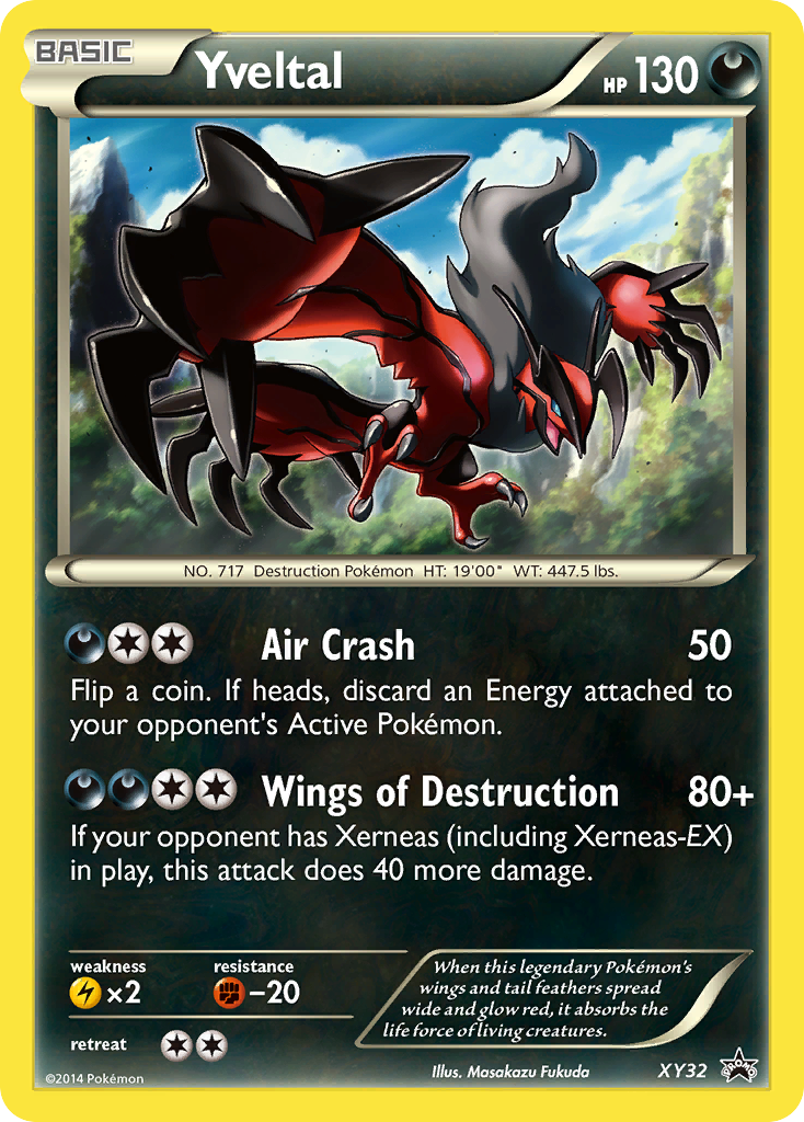 Yveltal – XY Black Star Promos