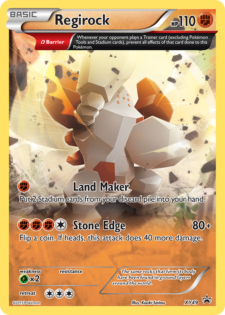 Regirock – XY Black Star Promos