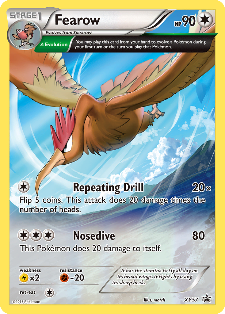 Fearow – XY Black Star Promos