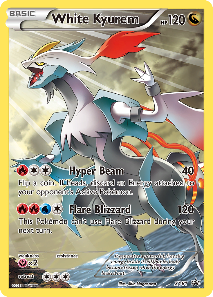 White Kyurem – XY Black Star Promos