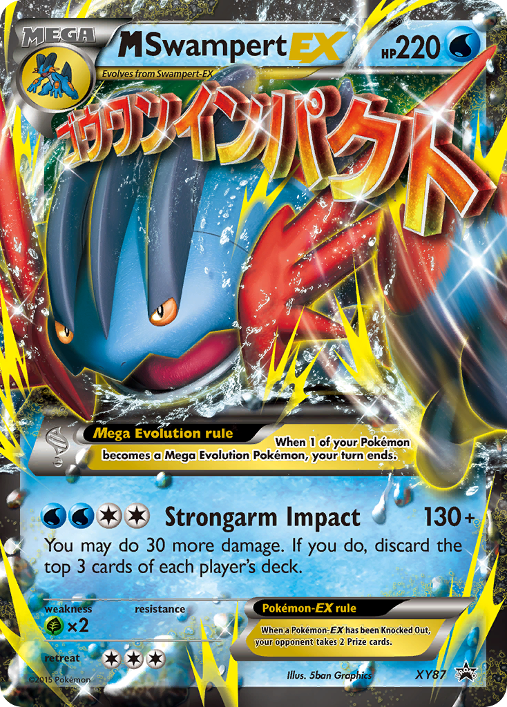 M Swampert-EX – XY Black Star Promos