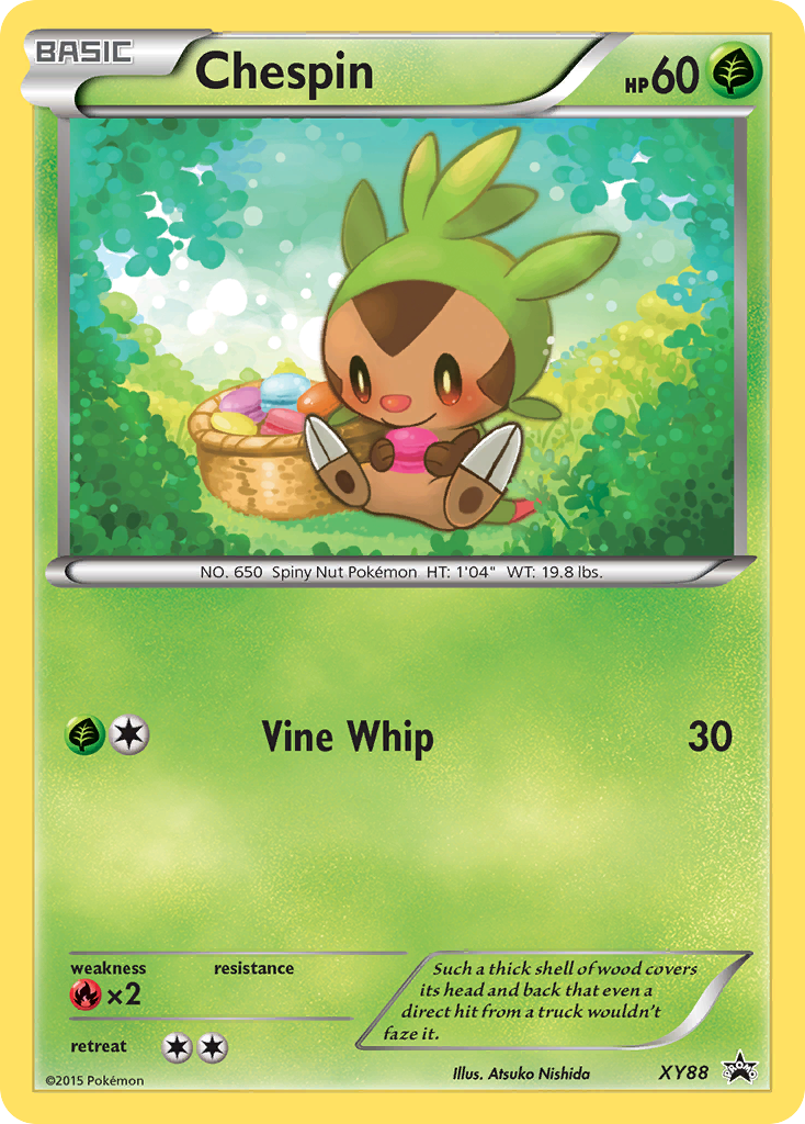 Chespin – XY Black Star Promos