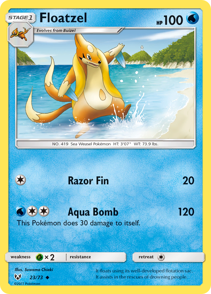 Floatzel – Shining Legends