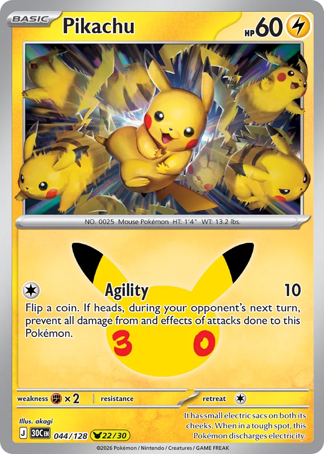 Pikachu – 30th Celebration