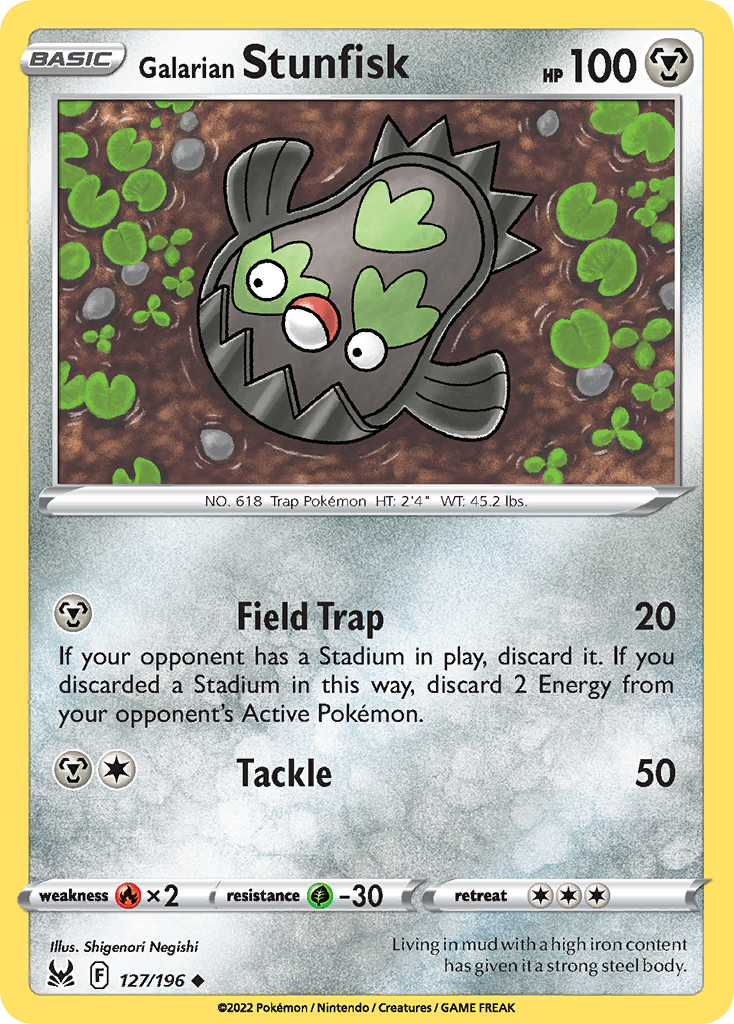 Galarian Stunfisk – Lost Origin