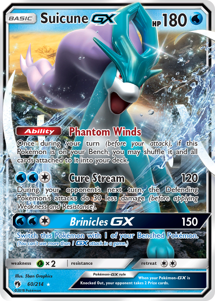 Suicune-GX – Lost Thunder