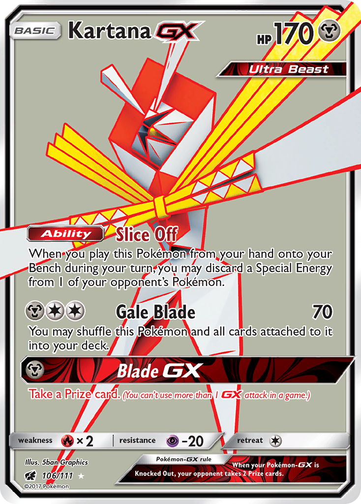 Kartana-GX – Crimson Invasion