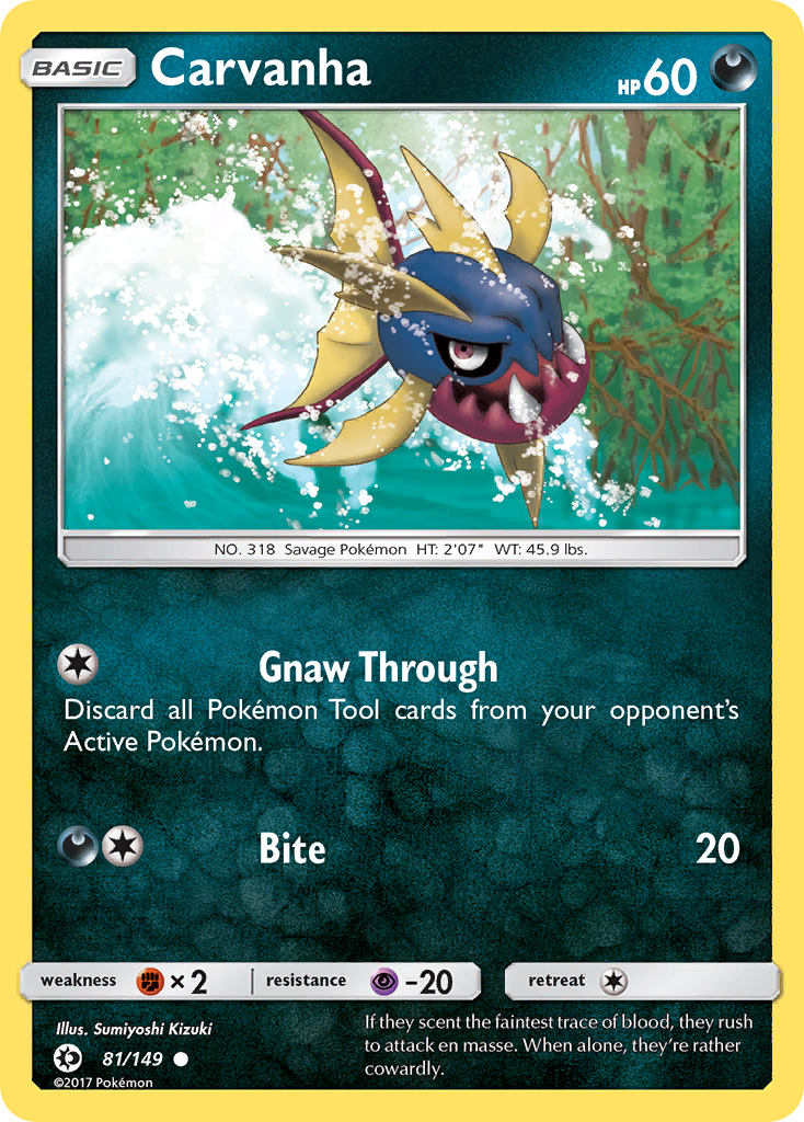 Carvanha – Sun & Moon
