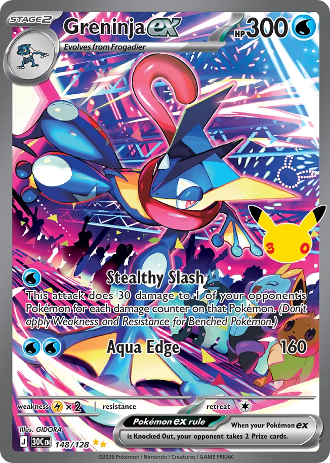 Greninja ex – 30th Celebration