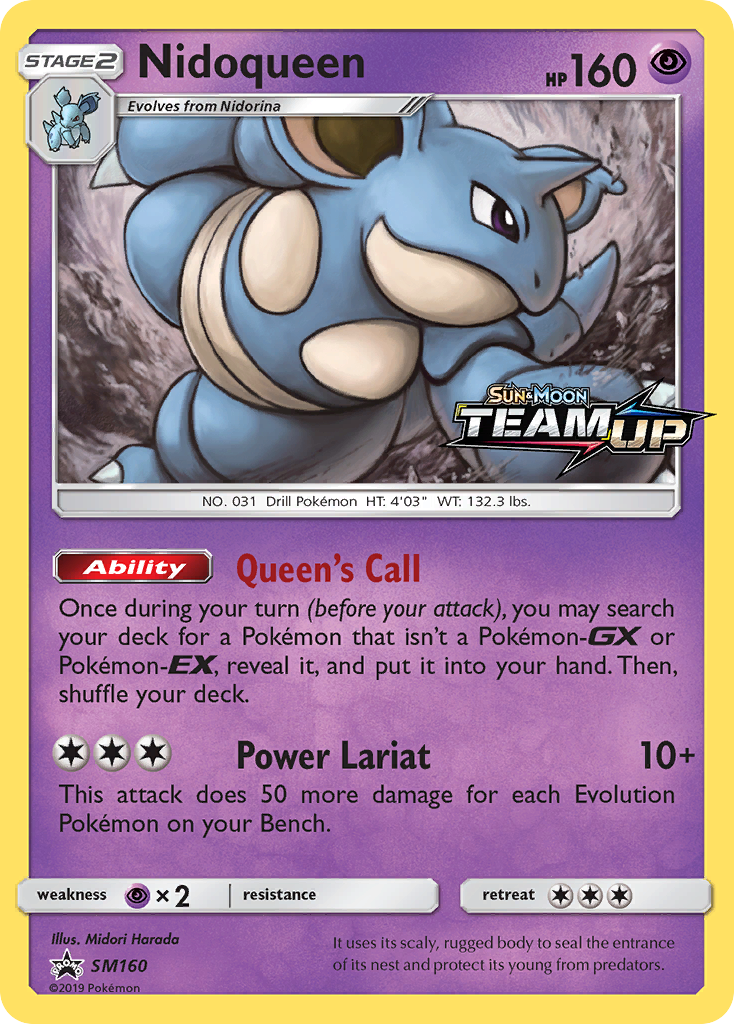 Nidoqueen – SM Black Star Promos