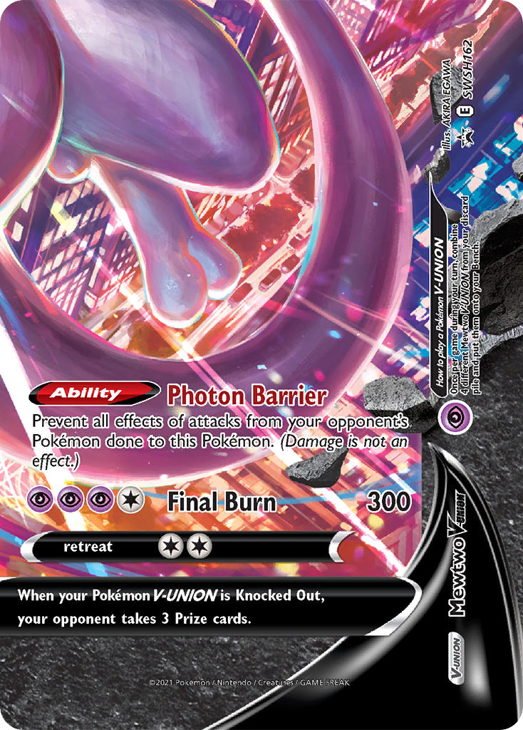 Mewtwo V-UNION – SWSH Black Star Promos