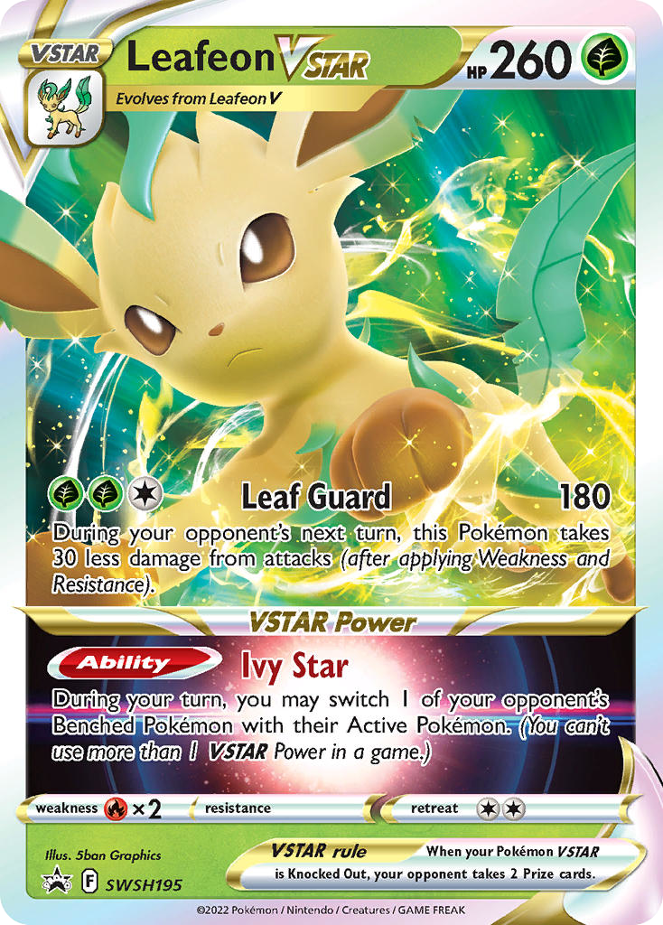 Leafeon VSTAR – SWSH Black Star Promos