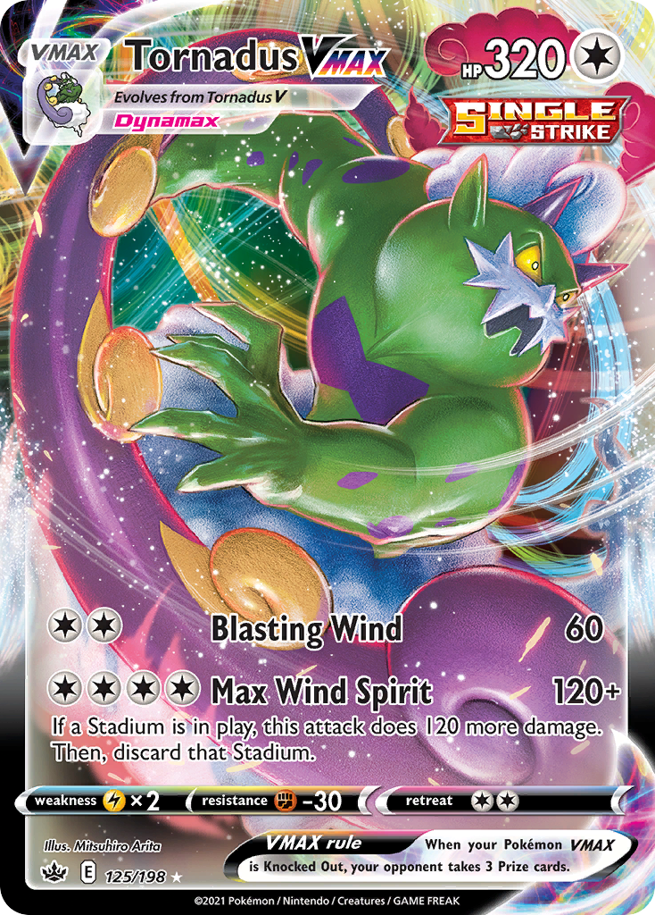 Tornadus VMAX – Chilling Reign