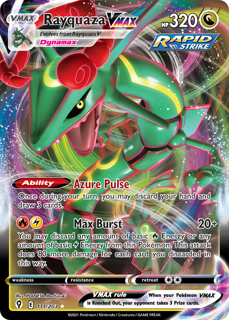 Rayquaza VMAX – Evolving Skies