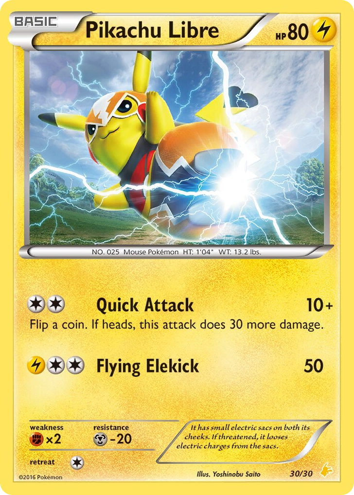 Pikachu Libre – XY Trainer Kit Pikachu Libre