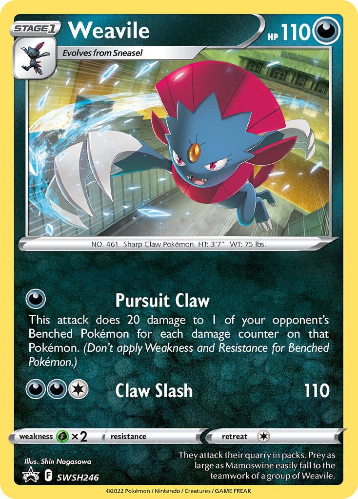 Weavile – SWSH Black Star Promos