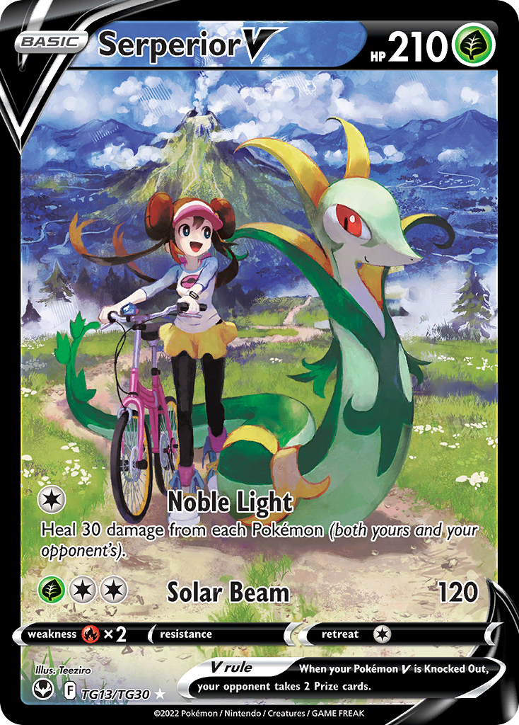Serperior V – Silver Tempest Trainer Gallery