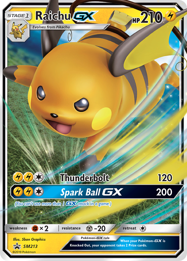 Raichu-GX – SM Black Star Promos