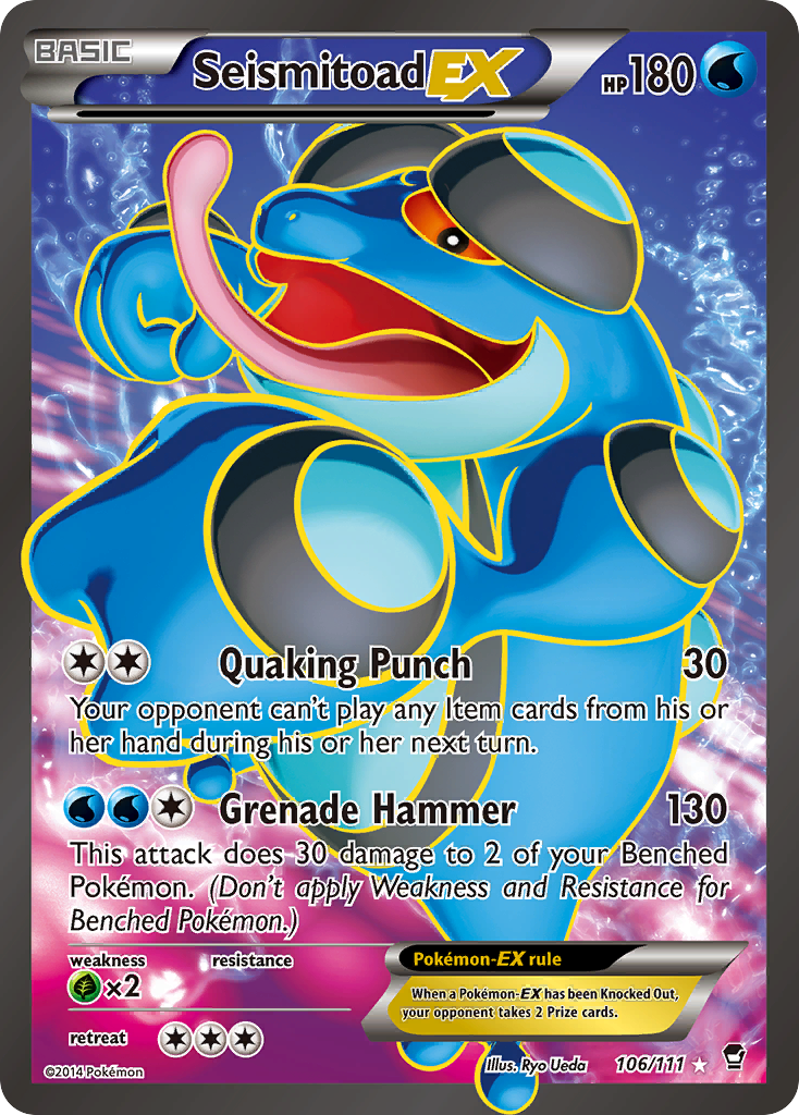 Seismitoad-EX – Furious Fists