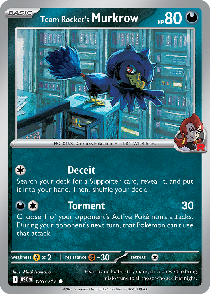 Team Rocket's Murkrow – Ascended Heroes