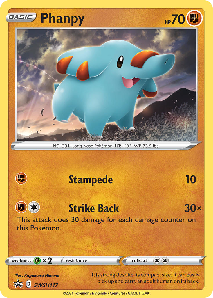 Phanpy – SWSH Black Star Promos
