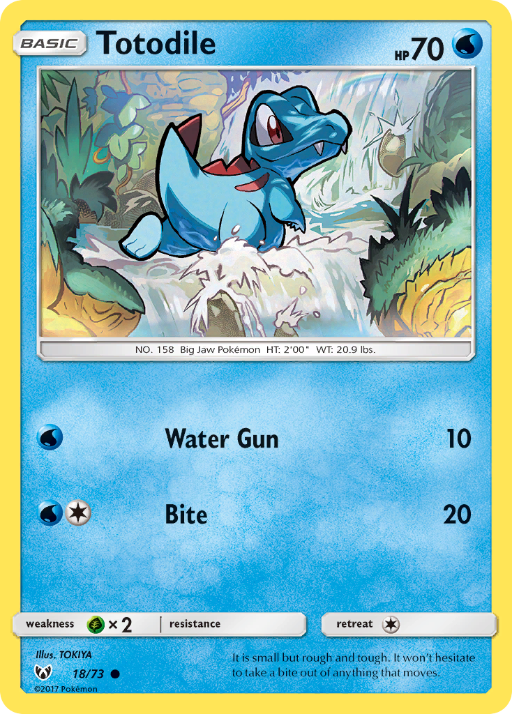 Totodile – Shining Legends