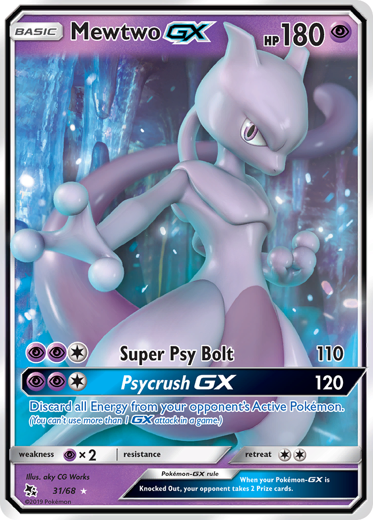 Mewtwo-GX – Hidden Fates