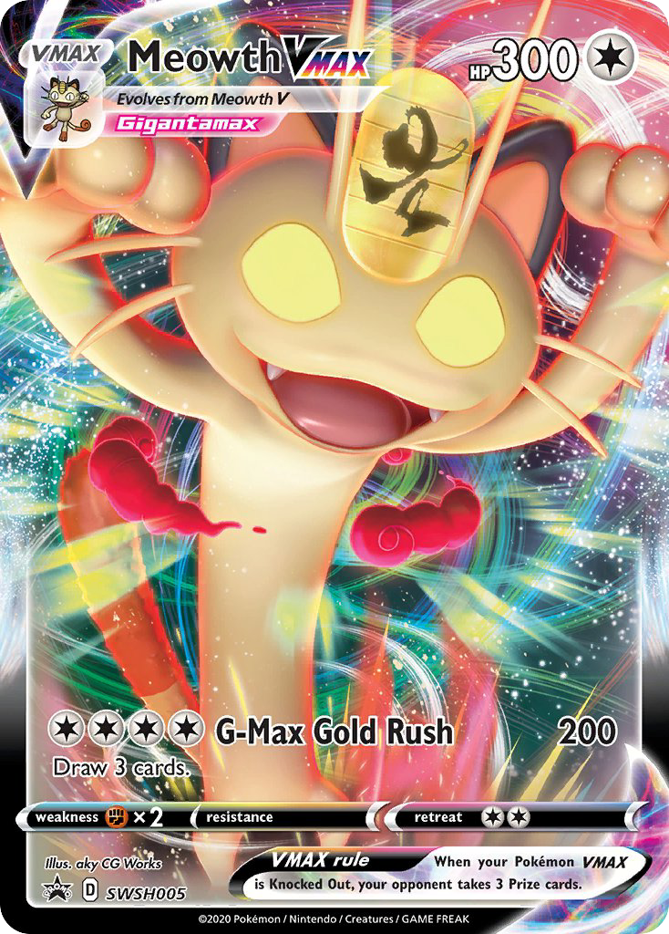 Meowth VMAX – SWSH Black Star Promos
