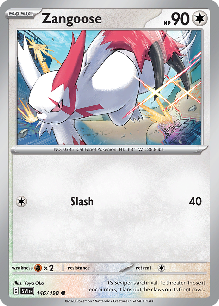 Zangoose – Scarlet & Violet