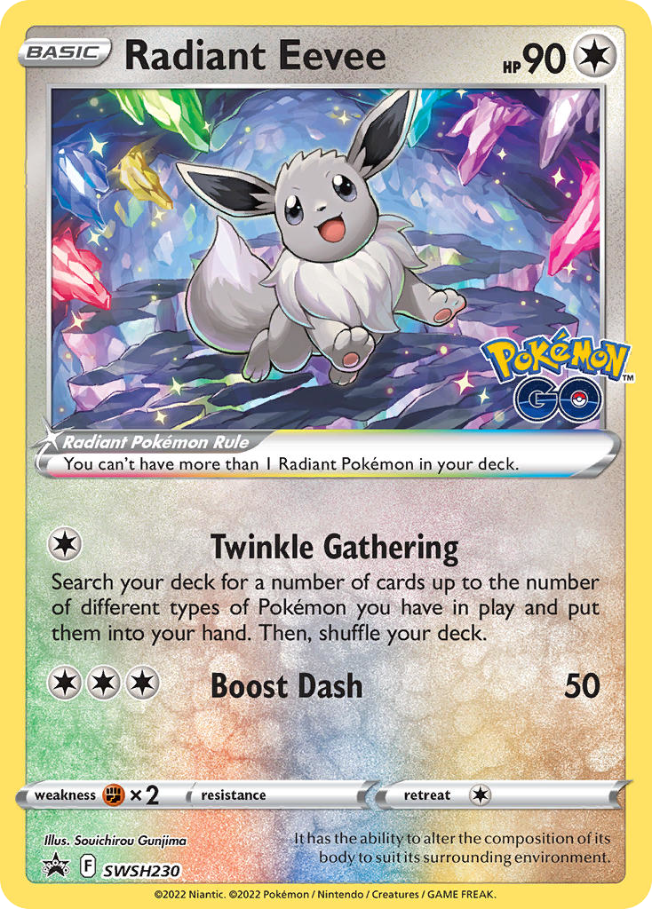 Radiant Eevee – SWSH Black Star Promos