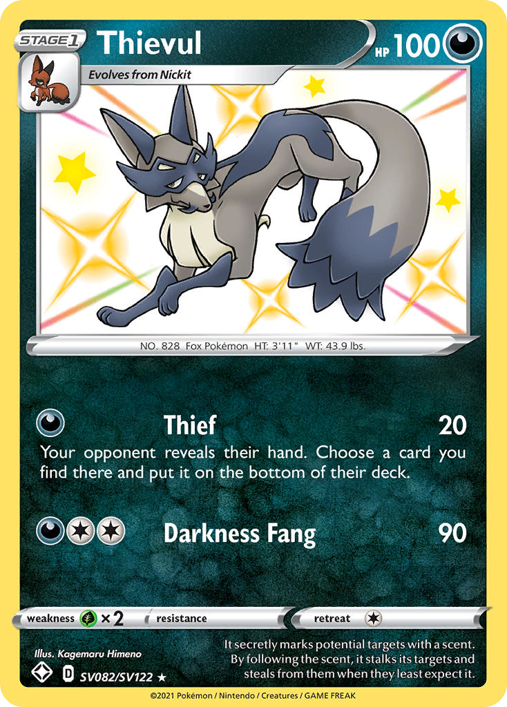Thievul – Shining Fates Shiny Vault