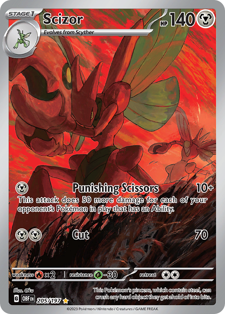 Scizor – Obsidian Flames