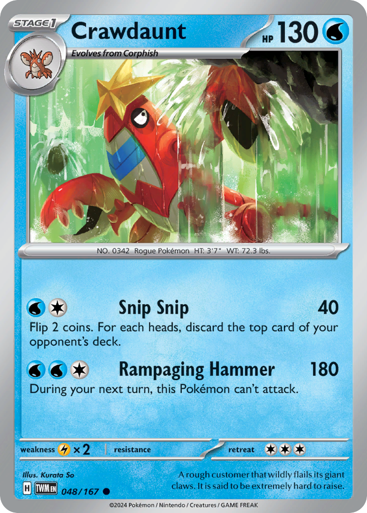 Crawdaunt – Twilight Masquerade