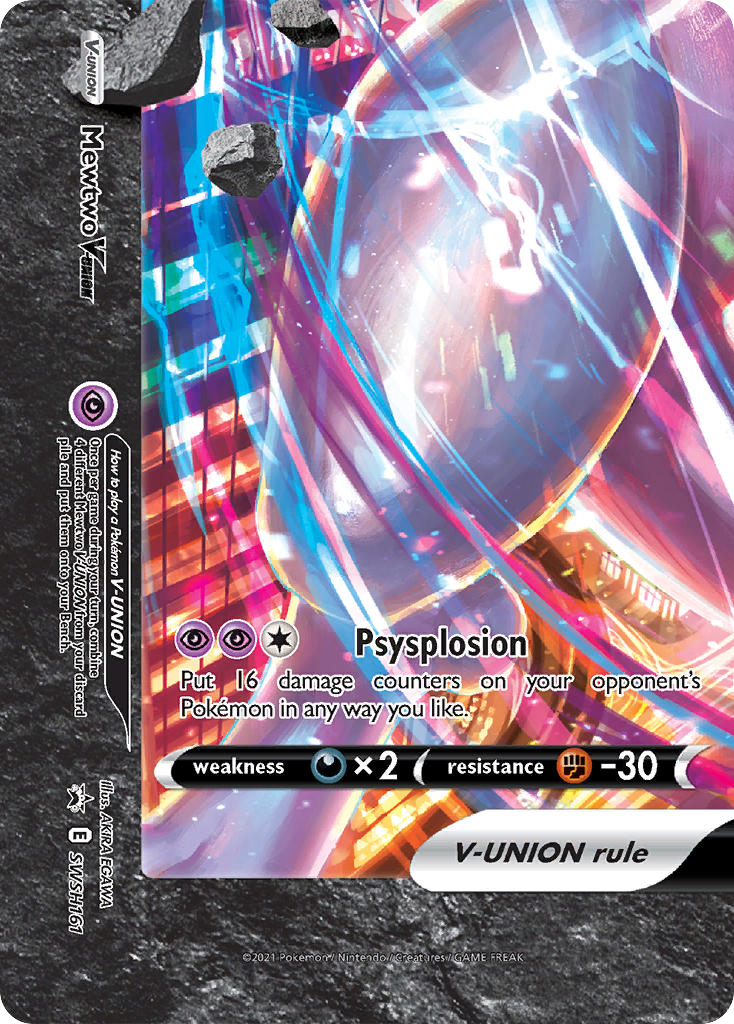Mewtwo V-UNION – SWSH Black Star Promos