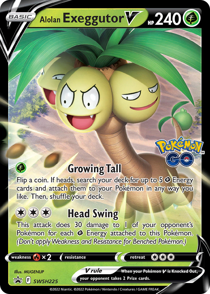 Alolan Exeggutor V – SWSH Black Star Promos