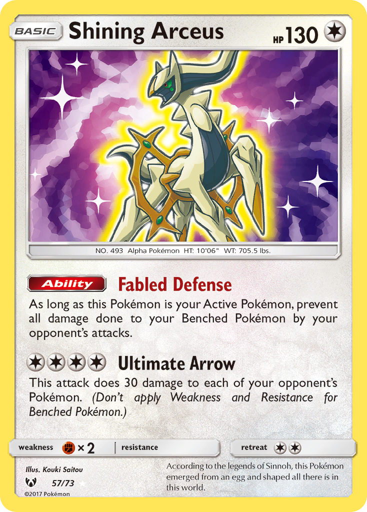 Shining Arceus – Shining Legends