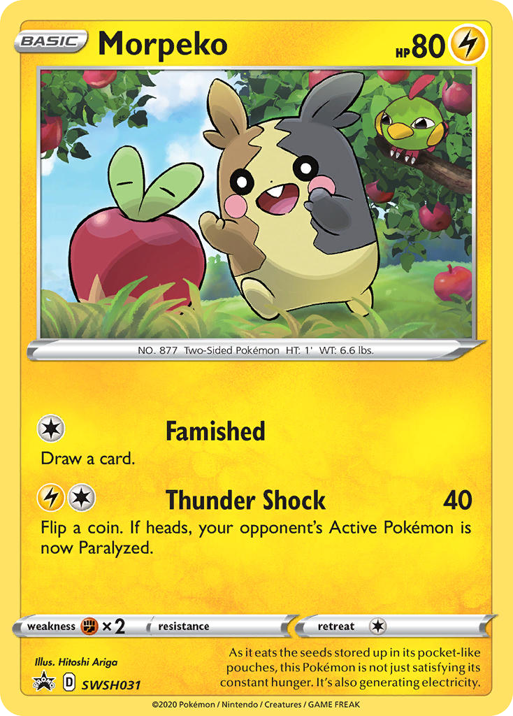 Morpeko – SWSH Black Star Promos