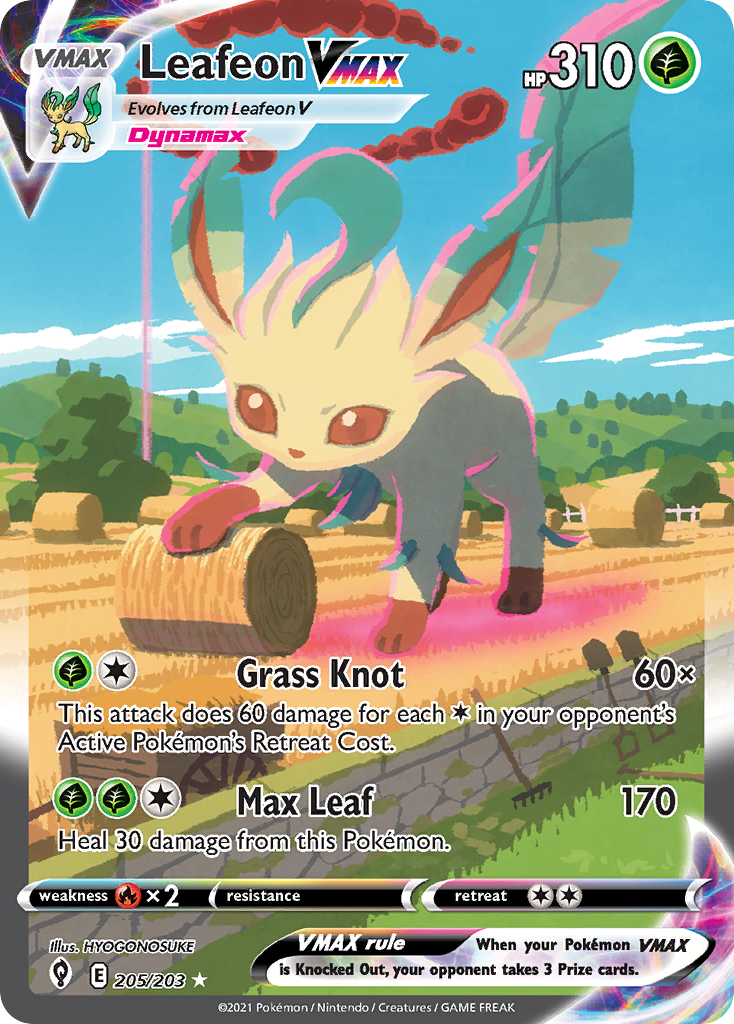 Leafeon VMAX – Evolving Skies