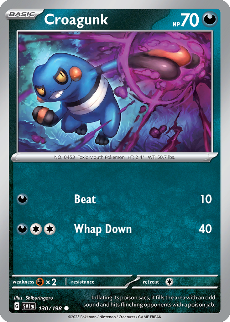 Croagunk – Scarlet & Violet