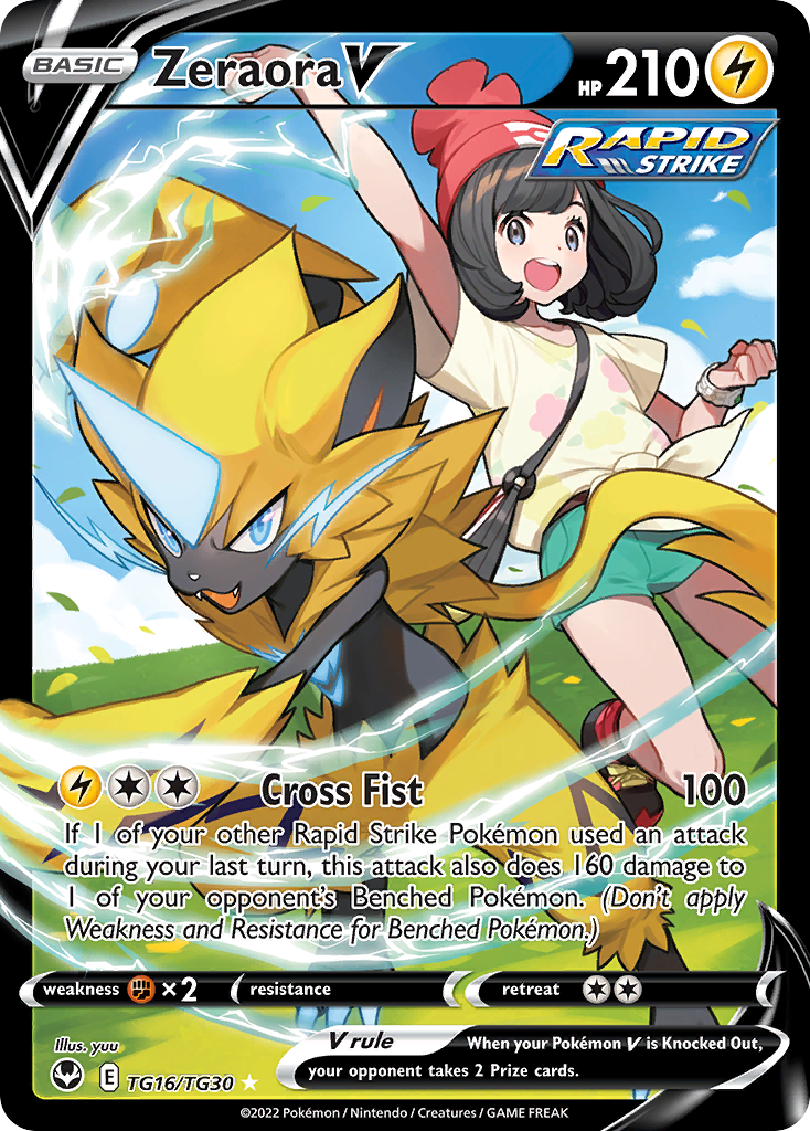 Zeraora V – Silver Tempest Trainer Gallery