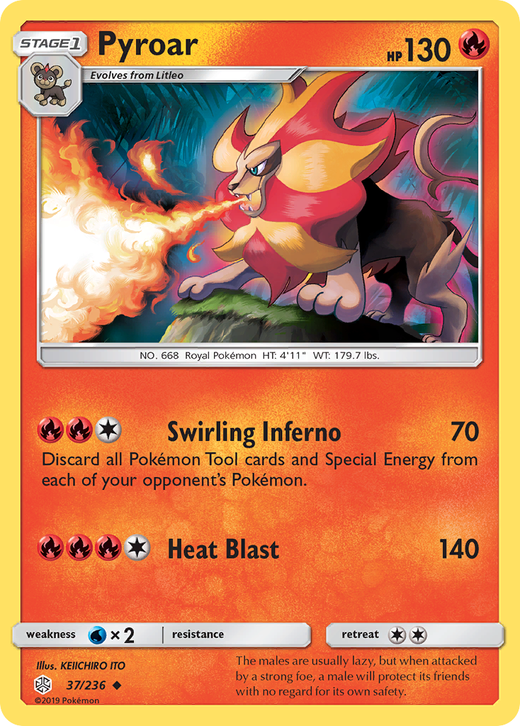 Pyroar – Cosmic Eclipse