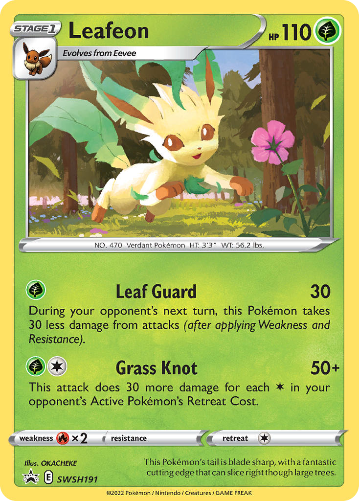 Leafeon – SWSH Black Star Promos