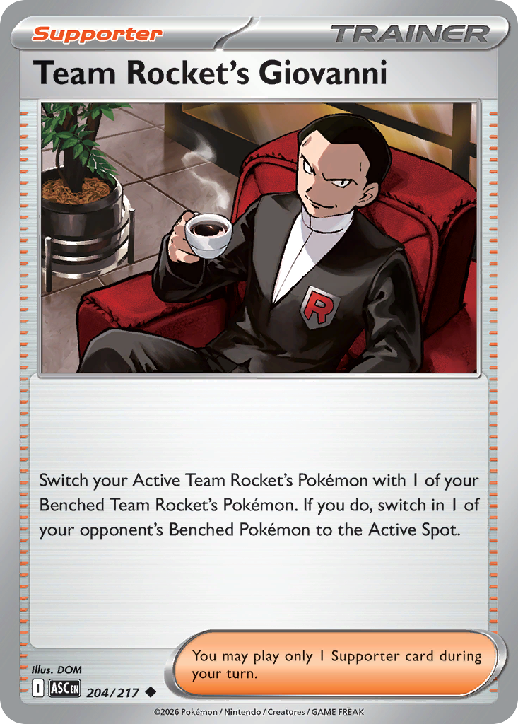 Team Rocket's Giovanni – Ascended Heroes