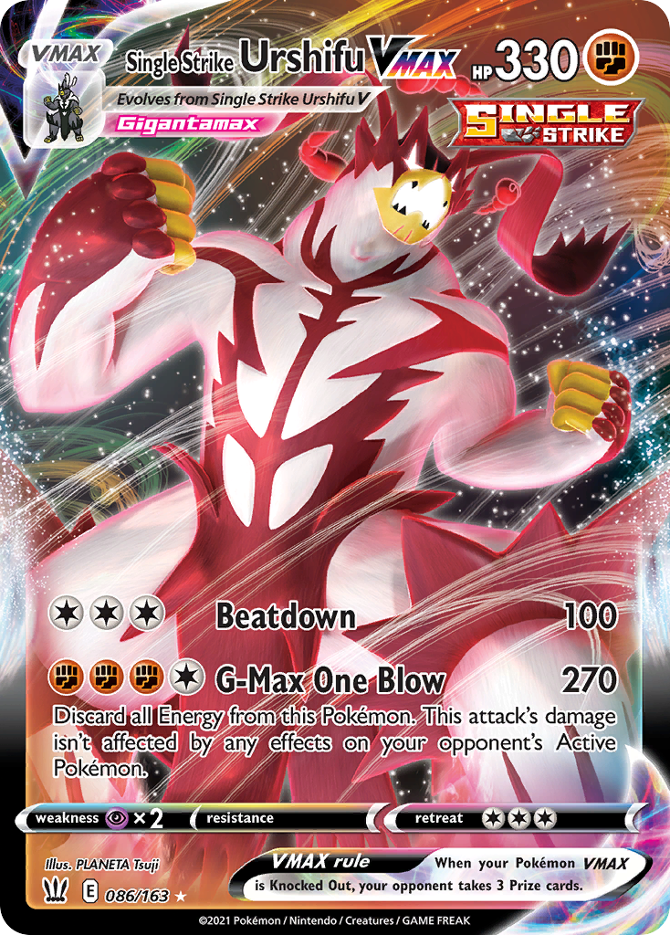 Single Strike Urshifu VMAX – Battle Styles