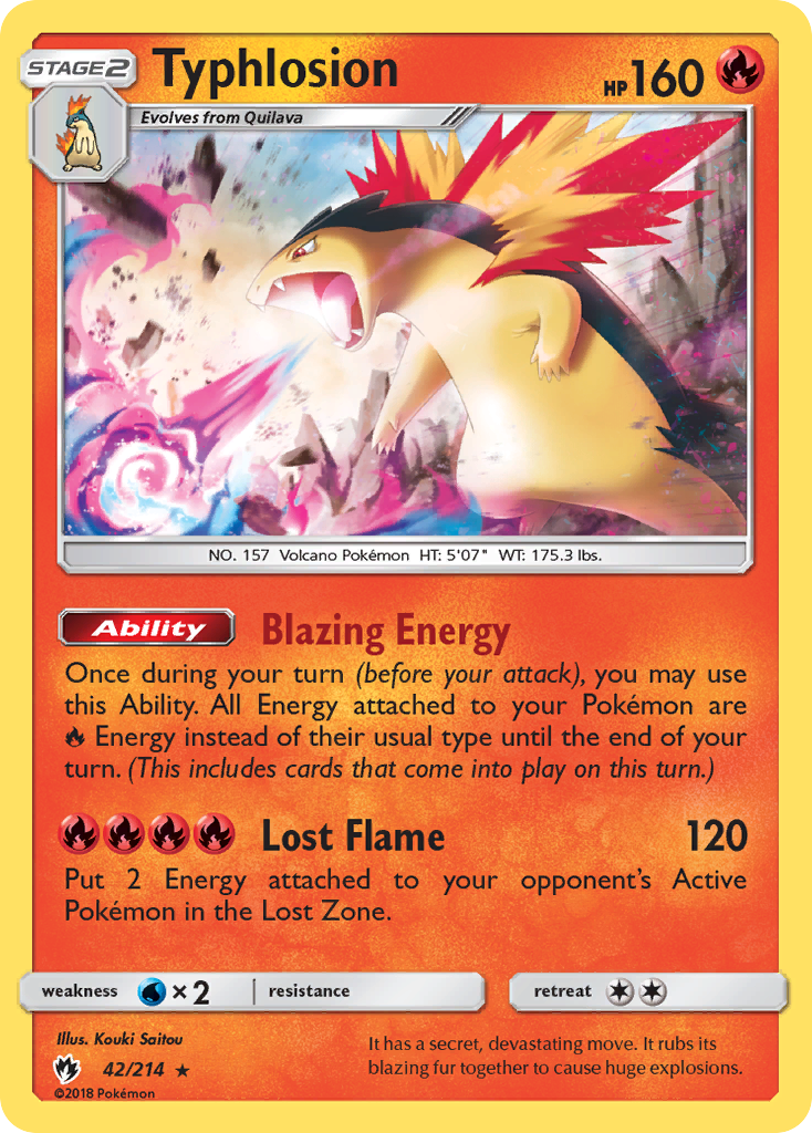 Typhlosion – Lost Thunder