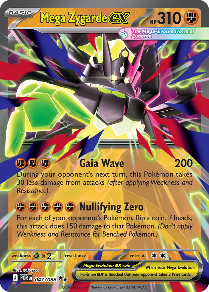 Mega Zygarde ex – Perfect Order